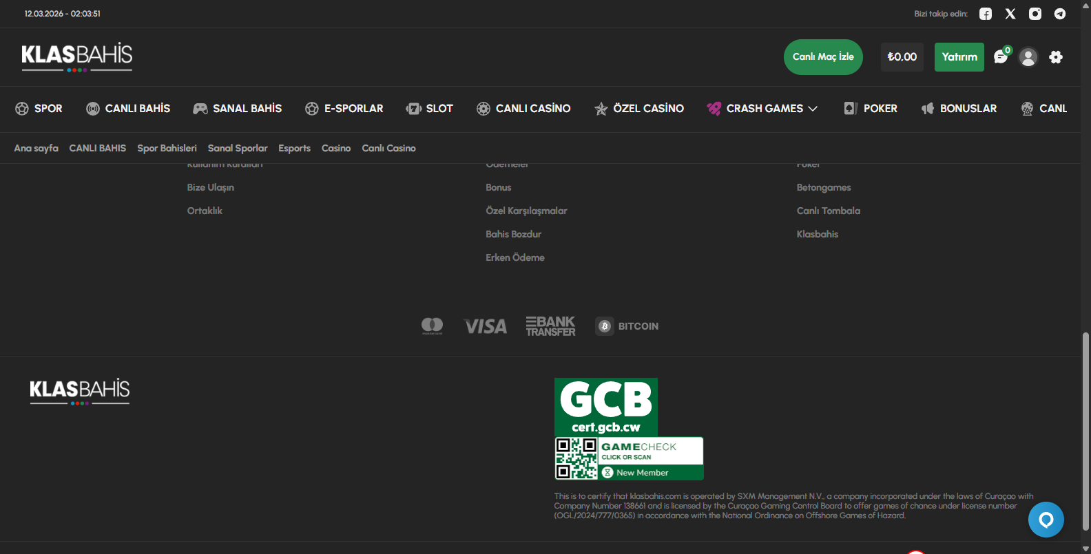 Klasbahis Twitter'dan Yeni Adresi Öğrenme