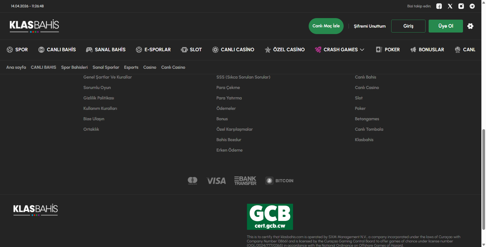 Klasbahis TV İzle Takılmadan